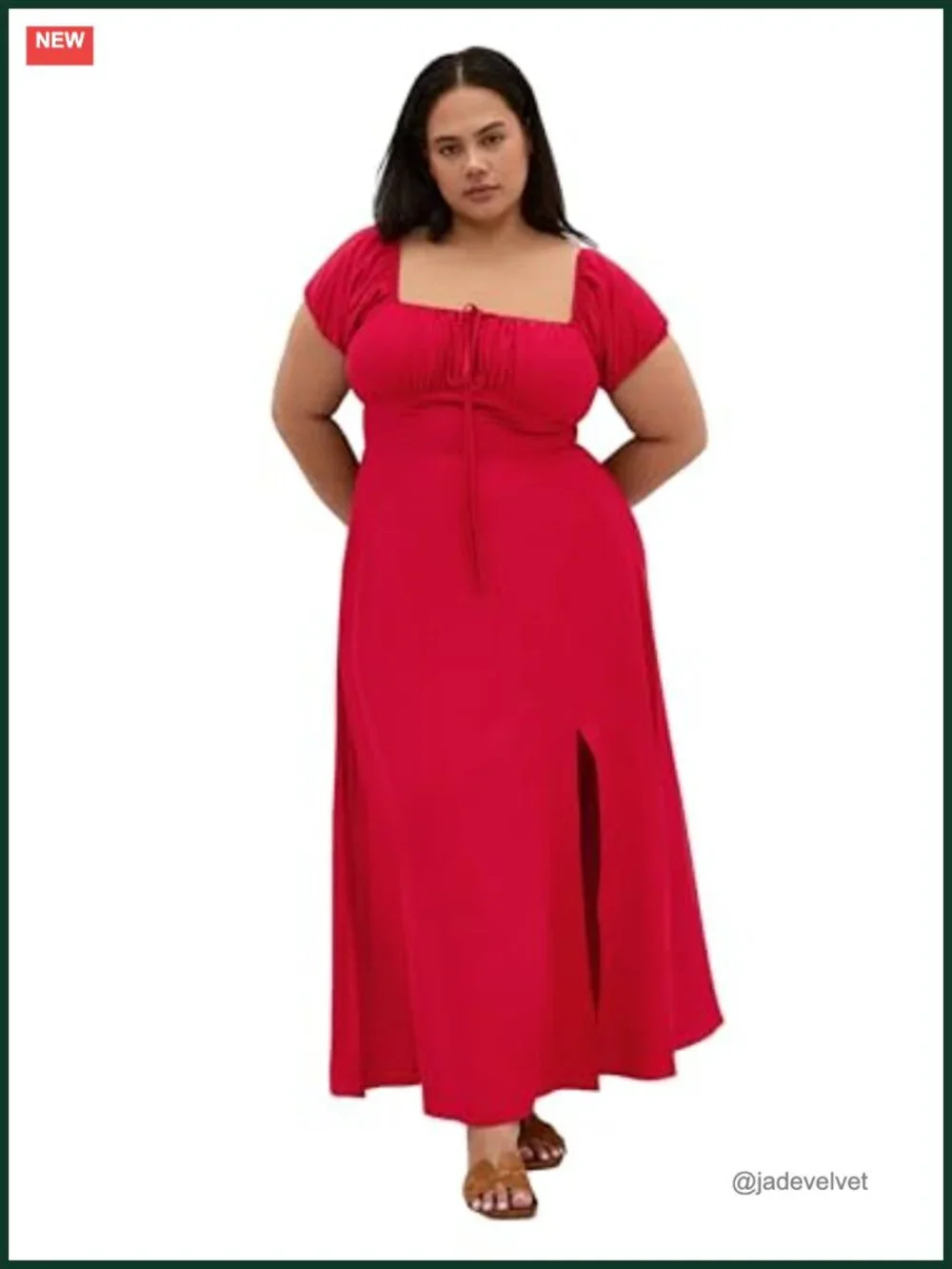 Plus Size Maxi Dress with Pockets - City Chic Abbigail